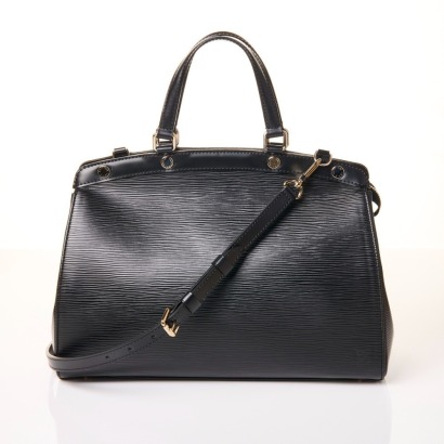 Louis Vuitton, Noir Epi Brea Handbag