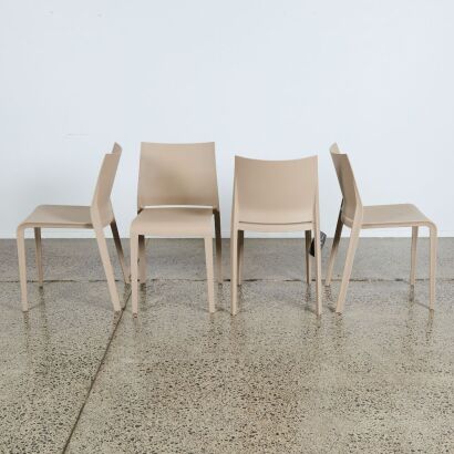 A Set of Four Archirivolto Riga Outdoor Chairs by Claudio Dondoli