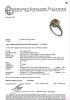 18ct White Gold, 2.48ct Yellow Sapphire /.53ct Diamond Ring, Convertible to Pendant - Near new - 3