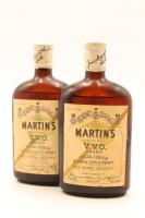 (2) Martin's VVO Blended Scotch Whisky, circa 1950s (LS)
