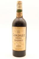 (1) Gonzalez Byass Crema Sherry Jerez, circa 1950s (TS)