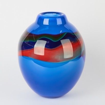 A Heavy Hoglund Art Glass Vase