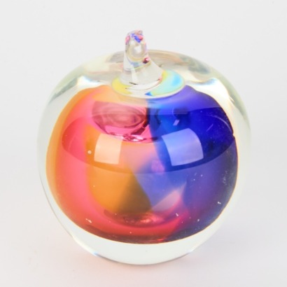 An Art Glass Apple