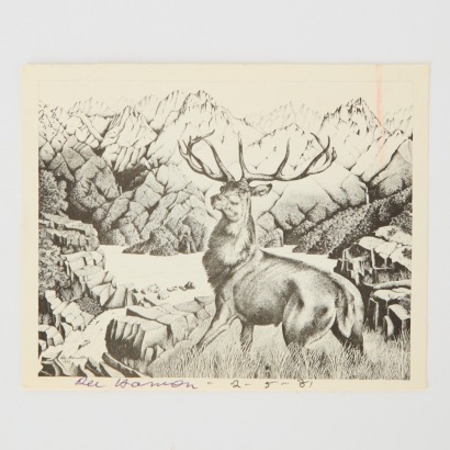 A Rei Harmon Signed Postcard