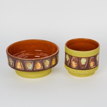 A Pair of West German Bowls