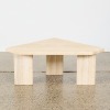 An Italian Travertine Marble Side Table