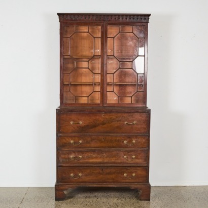 A Break Front Cabinet