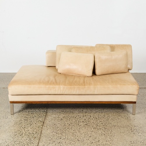 An Apartmento Leather Gilbert Chaise