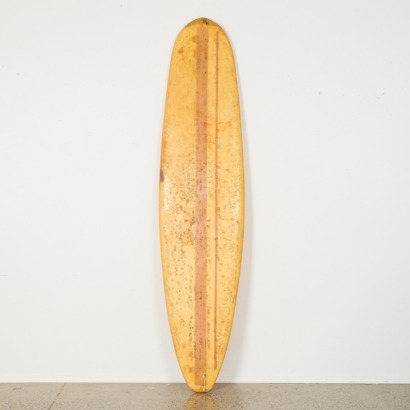 A Vintage Single Stringer Surfboard