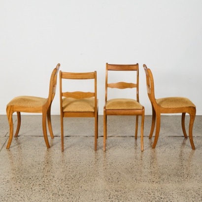 A Set of 4 Vintage Dining Chairs