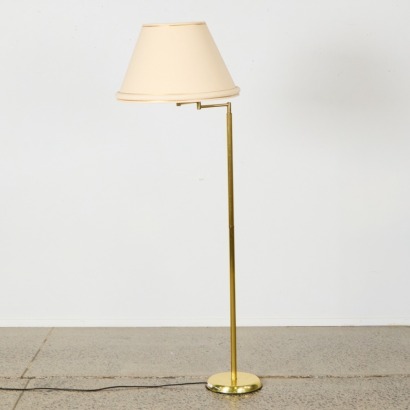 A Brass Articulated Floor Lamp