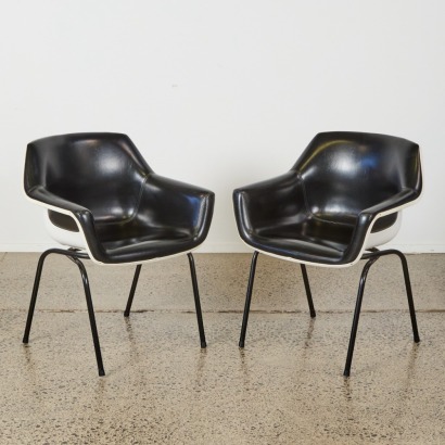 A Pair of Vintage Sebel Hobnob Armchairs