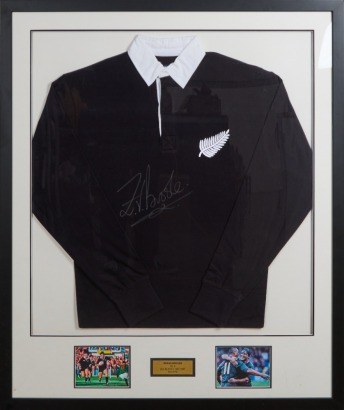 A Zinzan Brooke Signed Shirt
