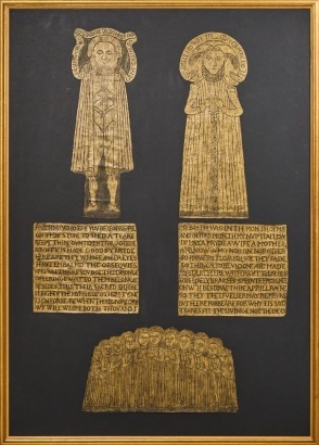 Brass Rubbings of Richard Chiverton and Isabel, His Wife