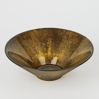 A Hand Painted Arda Glass Bowl
