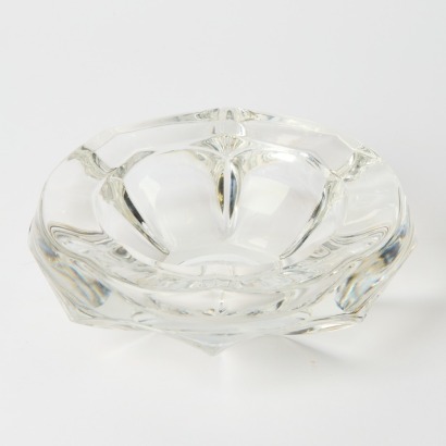 A Heavy Solid Glass Feature Bowl