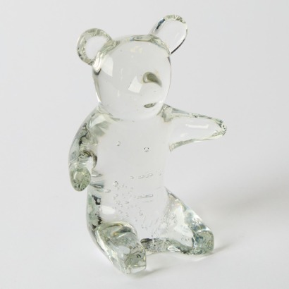 A Daum Smiling Bear Paperweight