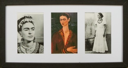 A Framed Trio of Frida Kahlo Prints