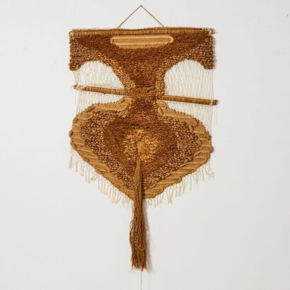 ATTRIBUTED TO DON FREEDMAN Fibre Art Wall Hanging
