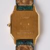 18ct Yellow Gold, 27mm Cartier Santos-Dumont "Extra Plate" Ultra Thin hand-wound Wristwatch, circa 1980s - 5