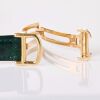 18ct Yellow Gold, 27mm Cartier Santos-Dumont "Extra Plate" Ultra Thin hand-wound Wristwatch, circa 1980s - 7