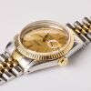 Stainless Steel / 18ct Yellow Gold, 36mm Rolex Datejust Champagne index Dial Wristwatch, circa 1987 - 3