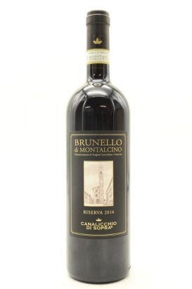 (1) 2016 Canalicchio di Sopra Brunello di Montalcino Riserva DOCG, Tuscany [JR17.5] [RP97] [WE97] [WS97]