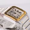 Stainless Steel / Yellow Gold, 39mm Cartier Santos 100 Automatic Wristwatch, circa 2008 - 4