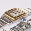 Stainless Steel / 18ct Yellow Gold, 24mm Cartier Santos Galbee SM Quartz Wristwatch, circa 2008 - 3