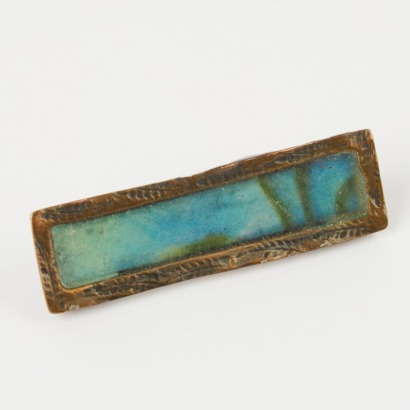 A Louise Dentice Bronze Brooch