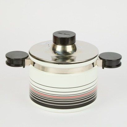 A Pierre Cardin Enamel Pot