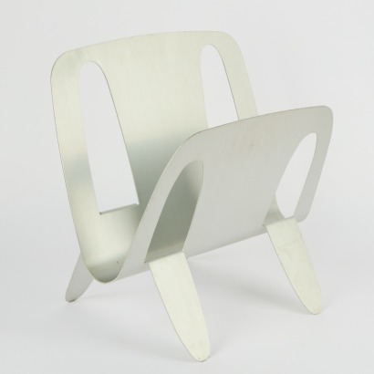 An Umbra Aluminium Magazine Rack