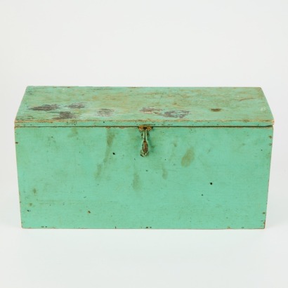 An Antique Rustic Wooden Box