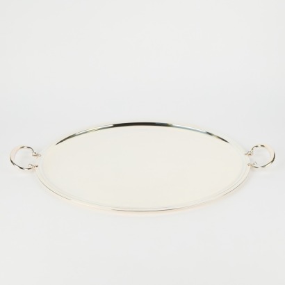 A Large Christofle Oval Tray