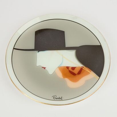 A Contemporary Glass Plate