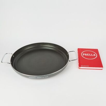 A Large Paella Dish and Cook Book