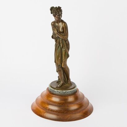A Large Antique Bronze Venus Italica Statue