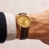 18ct Yellow Gold. 34mm Rolex Oyster Perpetual 34 reference 14238 Wristwatch, circa 1996 - 2