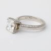 Partridge Jewellers, Platinum, Important, 2.02ct Cushion Cut Diamond / .60ct Diamond Ring - 2