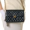 Chanel, Navy Lambskin Small Single Flap Bag - 5
