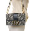 Christian Dior, 30 Montaigne Blue Dior Oblique Canvas Bag - 5