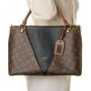 Louis Vuitton, Monogram Canvas V Tote MM Bag - 5