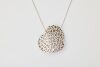 Pasquale Bruni, 18ct White Gold, 10.72ct Diamond / 0.06ct Sapphire Heart Pendant Necklace - 2