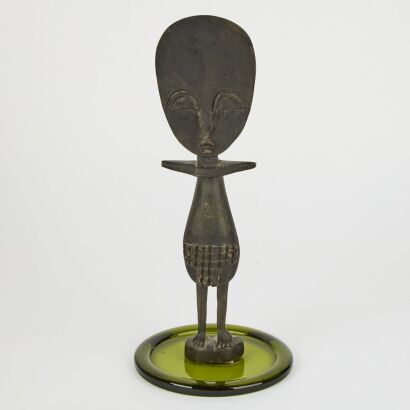 A Carved Folk Art Female Form