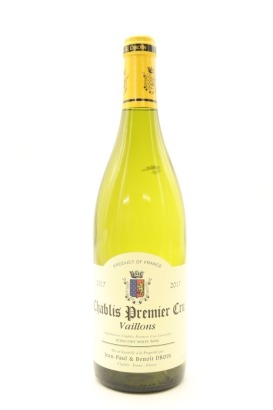 (1) 2017 Jean-Paul & Benoit Droin Vaillons, Chablis Premier Cru [JR17]