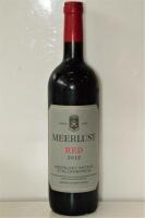 (1) 2012 Meerlust Red, Stellenbosch South Africa