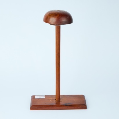 A Vintage Mahogany Hat Display Stand
