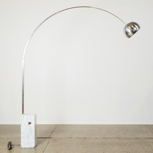 An Achille Castiglioni Flos Arco Floor Lamp