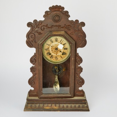 A Gingerbread Clock Ansonia Clock Co. New York