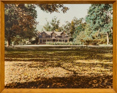 A Hand Tinted Photograph of The Isel Homestead, Nelson by A.R. Kingsford & Son, c. 1930s